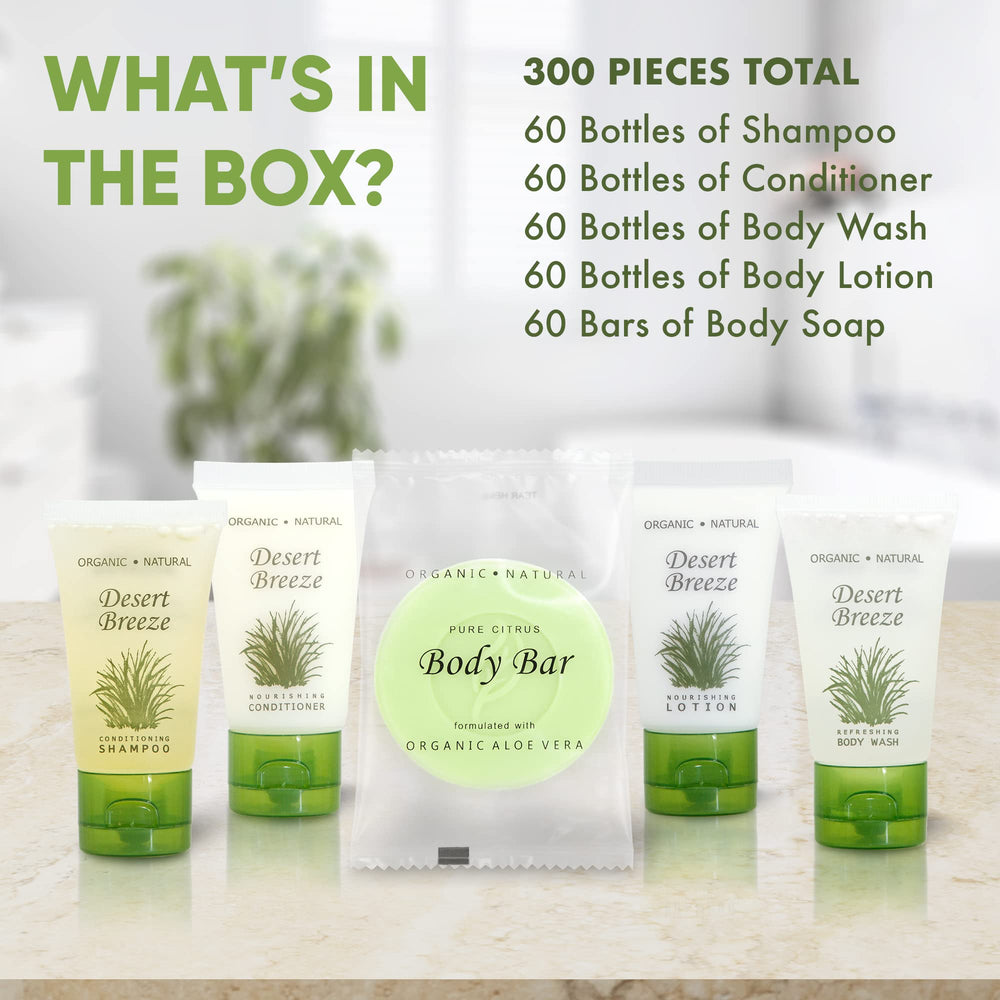 1-Shoppe All-in-Kit travel conditioner bottle for guest care.