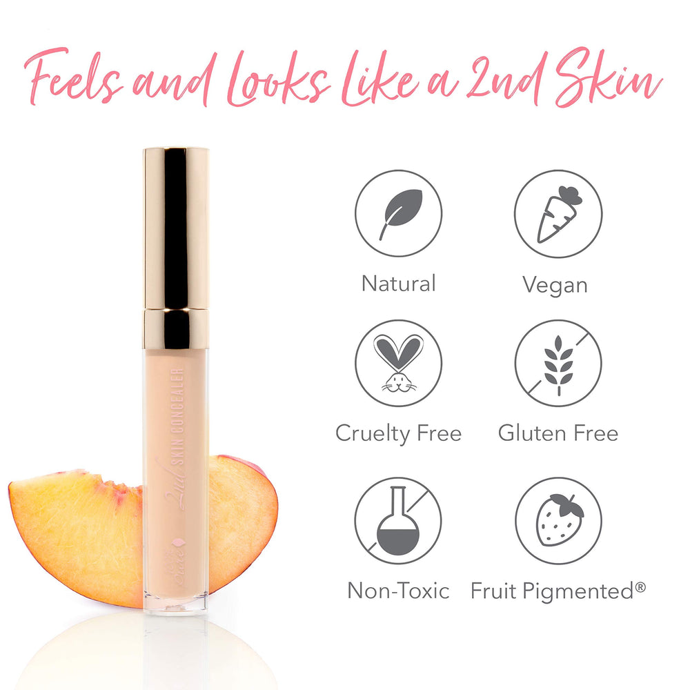 Olive squalane hydrates for a lightweight finish in 100% PURE concealer.