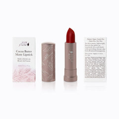 Swatch of Blood Orange shade on skin reveals rich brick red pigment