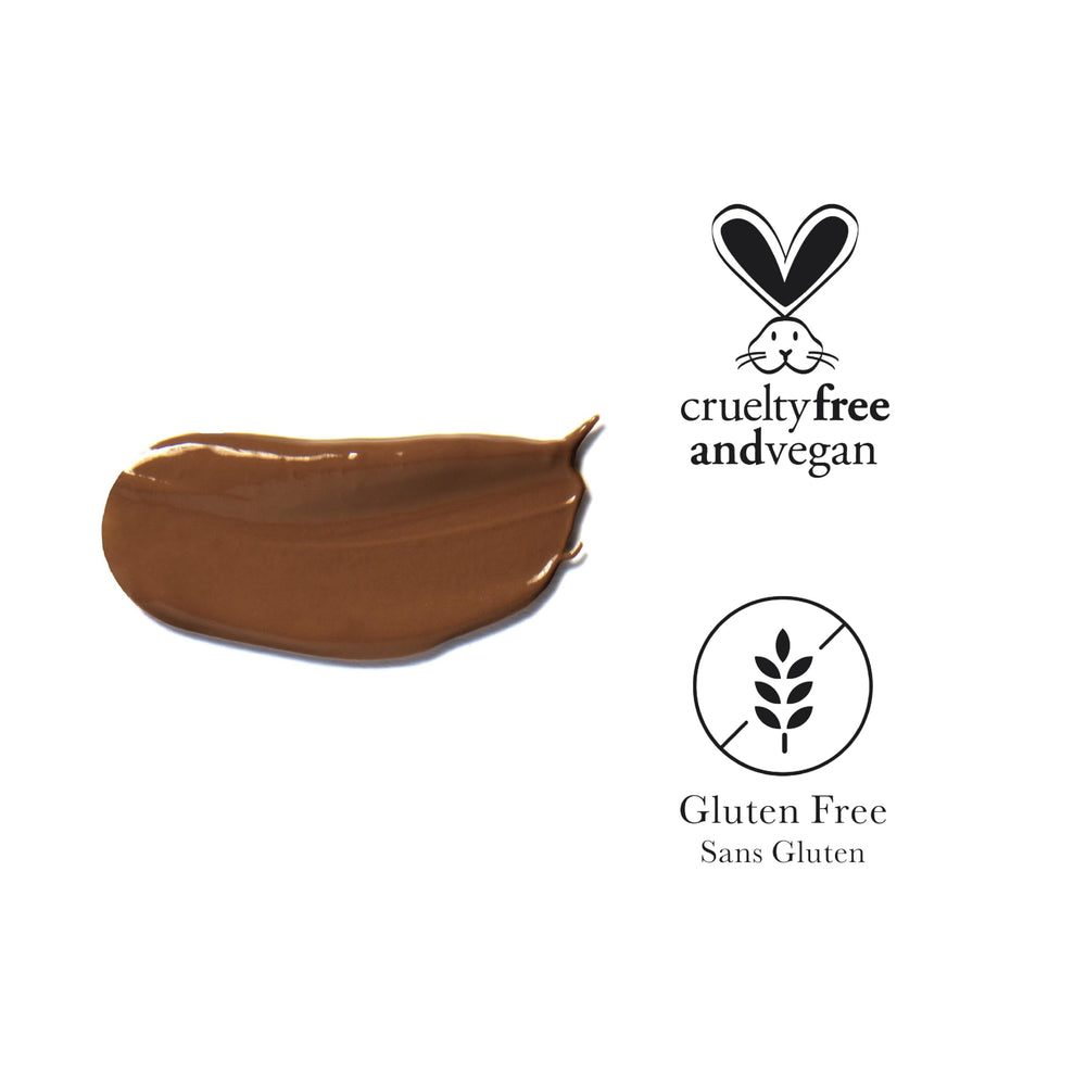 Fingertip blending 100% PURE tinted moisturizer for even coverage