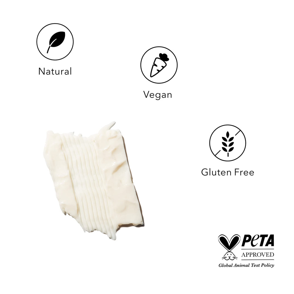 Ingredients image highlights kelp and flaxseed oils in 100% PURE conditioner.