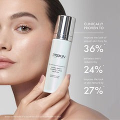 111SKIN dark spot serum pump close-up showing sleek dispensing