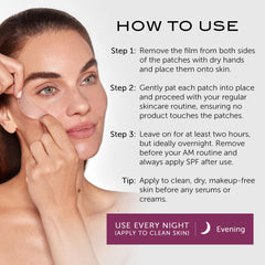 111SKIN patches infused with hyaluronic acid for moisture.