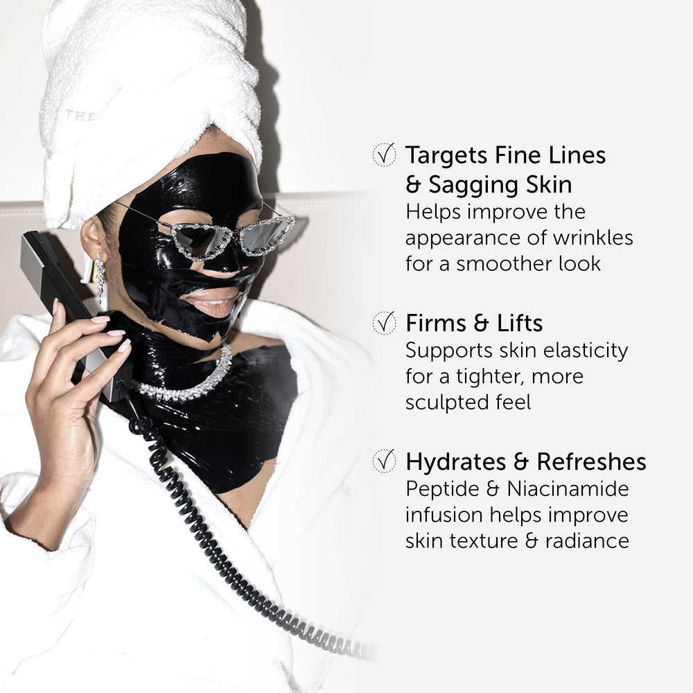 111SKIN Black Diamond neck mask 20–30 minutes for refreshed complexion