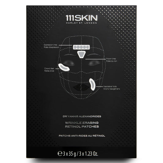 111SKIN wrinkle-erasing patches for forehead smooths lines overnight.