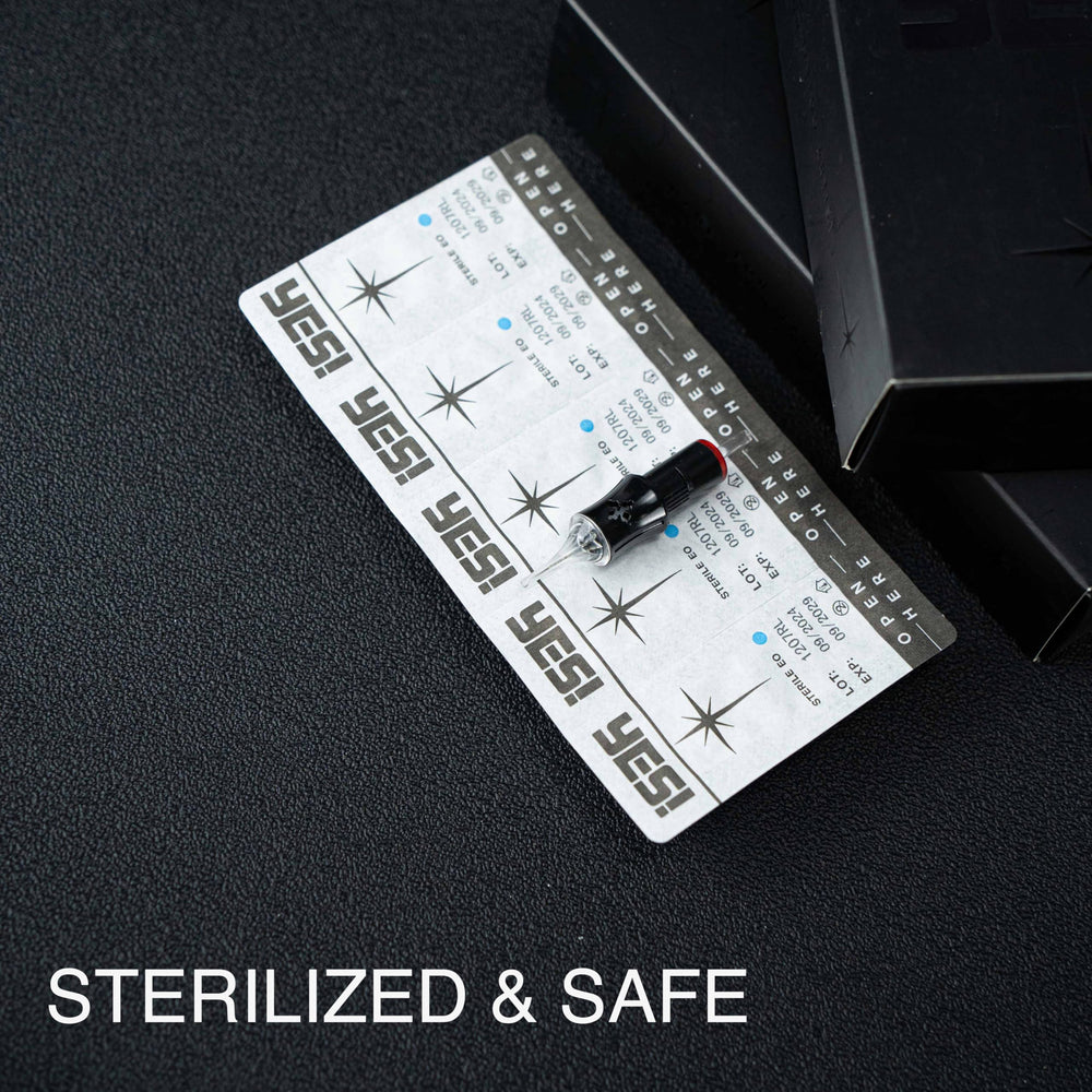 Yes Needle sterilized cartridges come sealed for hygienic use.