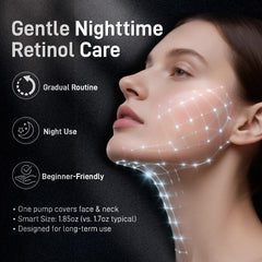 +1HEROLABS Night Cream spa shot conveys firming-inspired vibes.