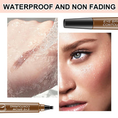 2PC Microblading Eyebrow Pencil daily-use for versatile brow styling