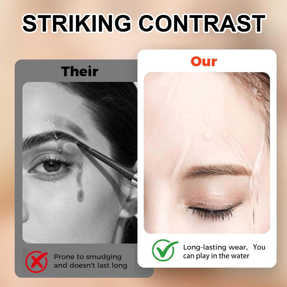 2PC microblading eyebrow pencil waterproof-wear resists moisture during activities
