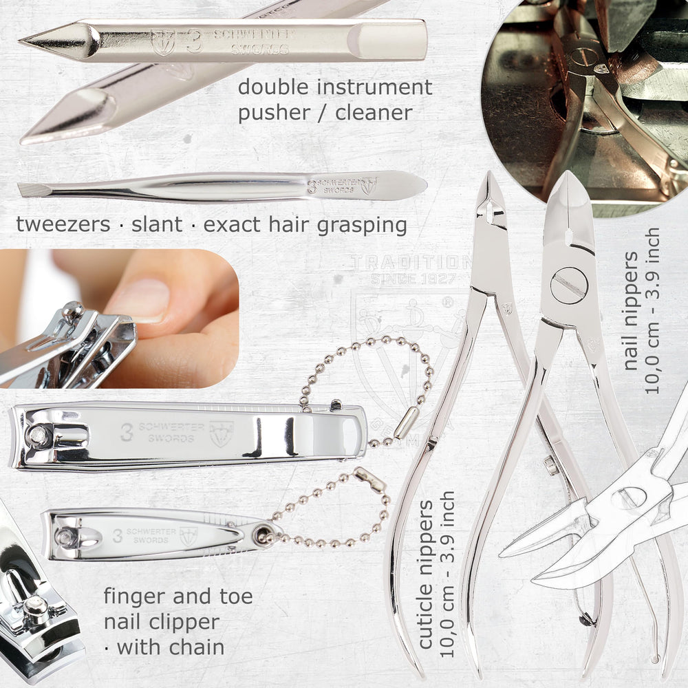 Gift-ready packaging for 3 Swords Germany manicure set
