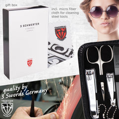 3 Swords Germany glass nail file double-sided for gentle shaping and long wear
