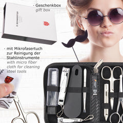 3 Swords Germany nose hair scissors safe trimming in a travel kit