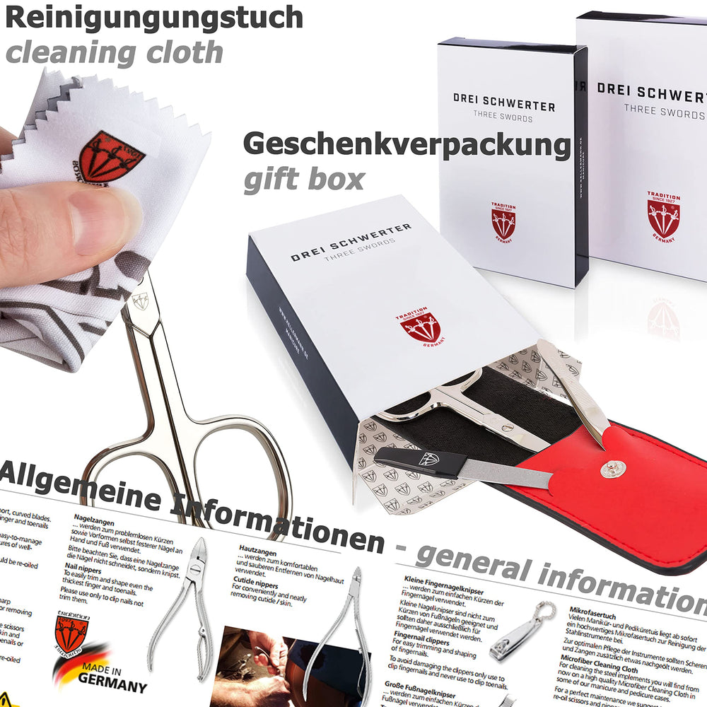 3 Swords Germany travel tooth brush complements the compact set