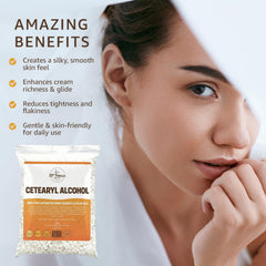 Cetearyl Alcohol from 33RD PARALLEL SOAP CO thickens creams and moisturizers.