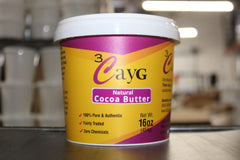 3CAYG Raw Ghana cocoa butter, hexane-free and unrefined.