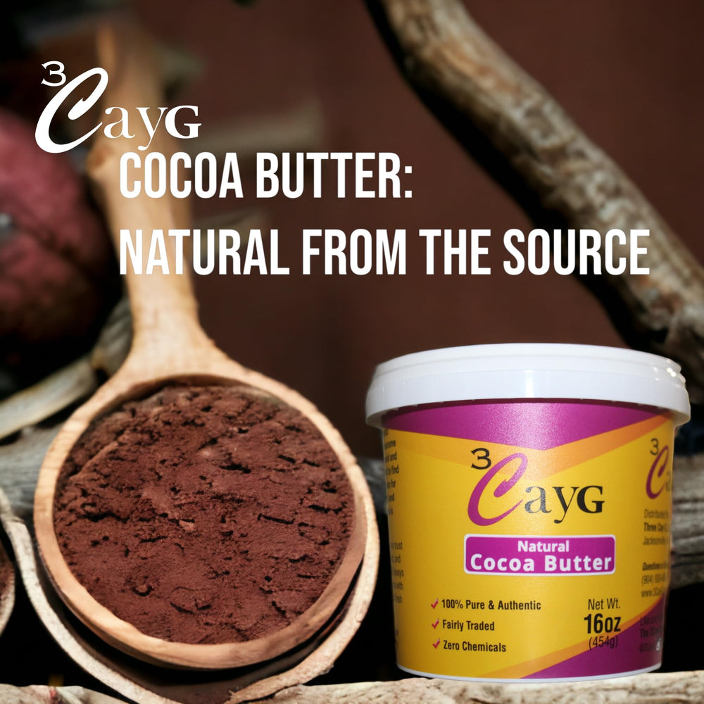 3CAYG Sustainable Ghanaian cocoa butter from beans.