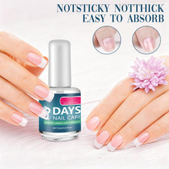 3 Days Nail Care glossy nail surface after application.