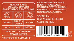 5 SENS Burn For You edp packaging highlights clean ingredients and eco-friendly design