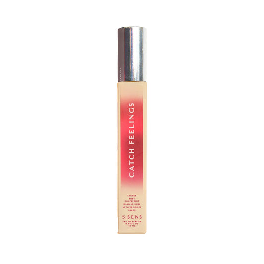 5 SENS Catch Feelings bottle pour displaying warm floral mood for evenings
