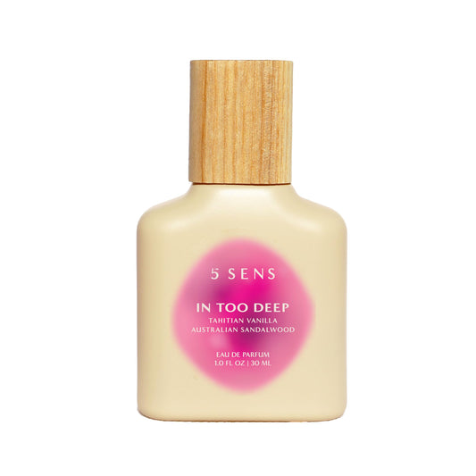 5 SENS In Too Deep bottle pour for daily fragrance wear