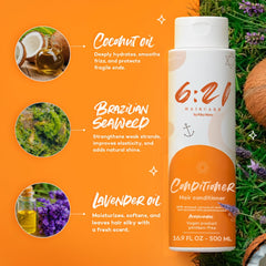 621 Haircare color-safe formula badge, ideal for color-treated hair routines.