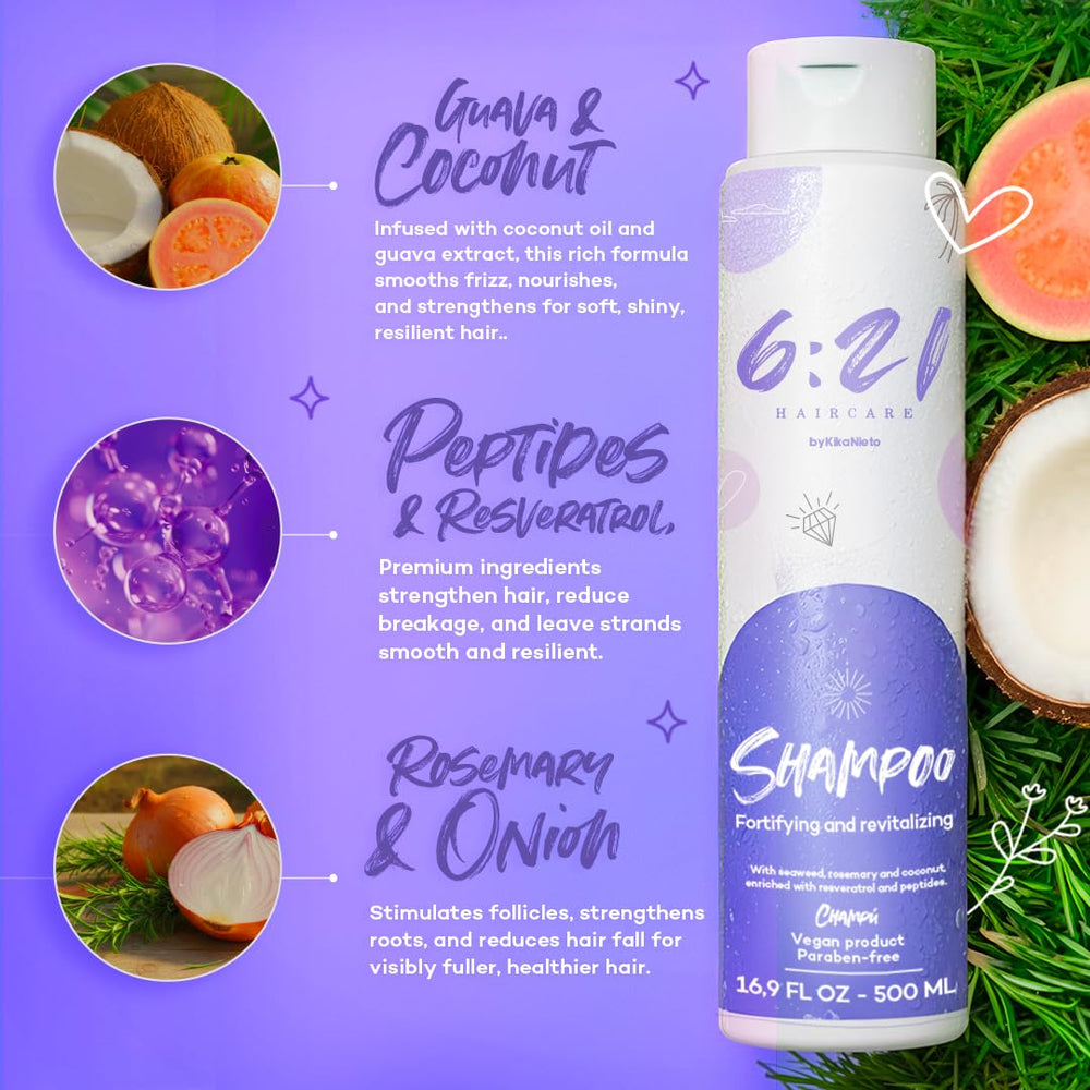 621 Haircare daily-use bottle on towel—practical routine for everyday washing