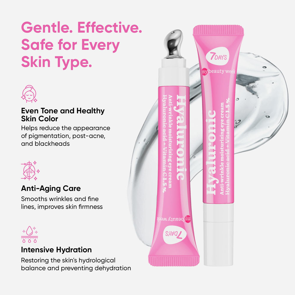 7DAYS fast-absorbing, non-greasy eye moisturizer suitable for daily use