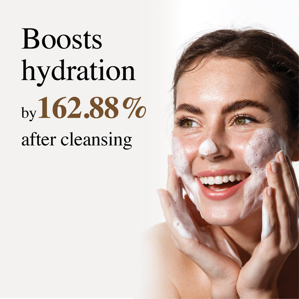 Rice bran extract and powder detail in 9 wishes cleanser