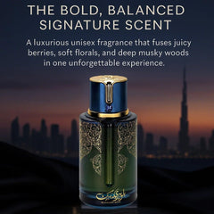 9 O'CLOCK BlueBerry Musk daily wear application demonstrates versatile scent use.