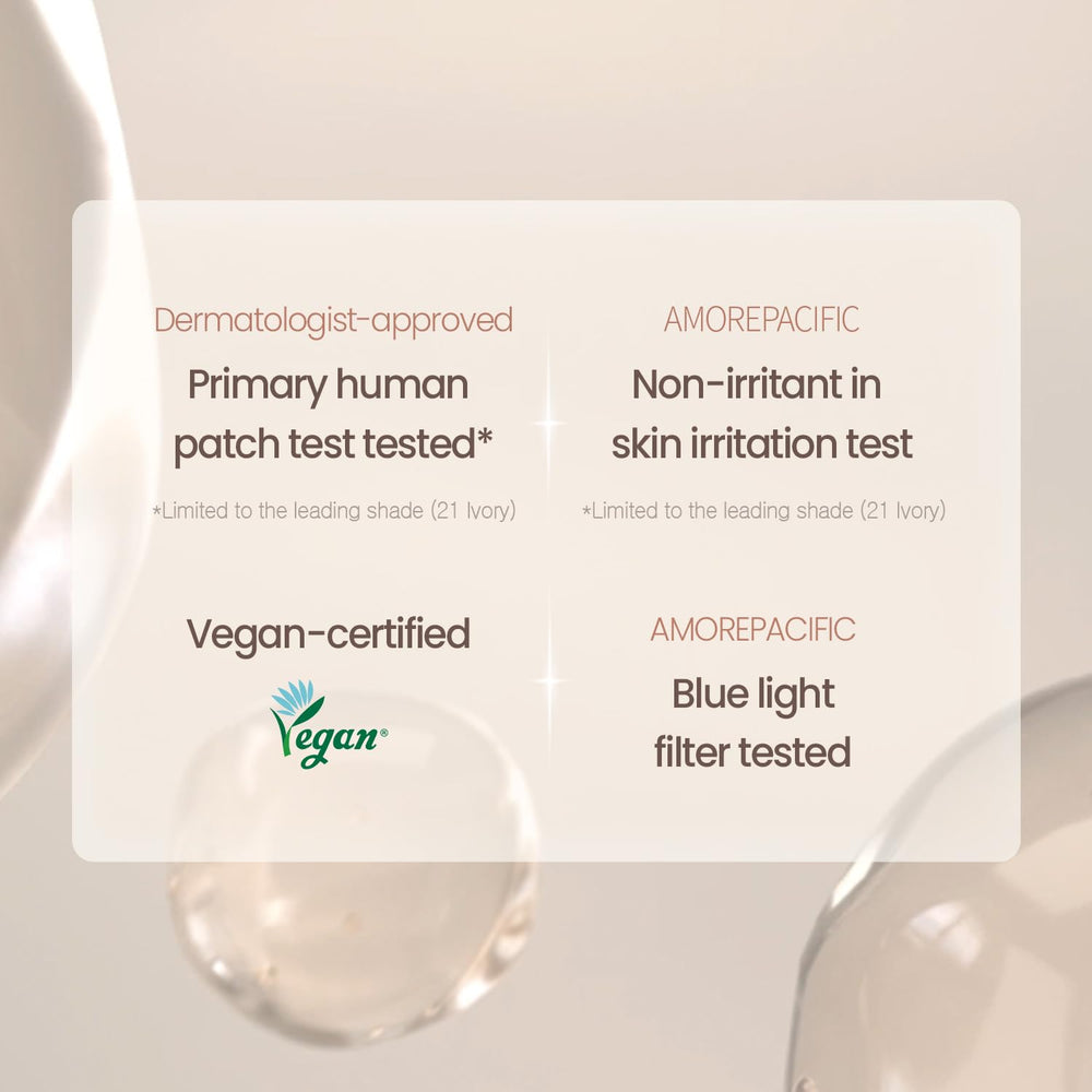 Espoir Be Glow Volume Cushion Petal hydration delivering moisturized skin.