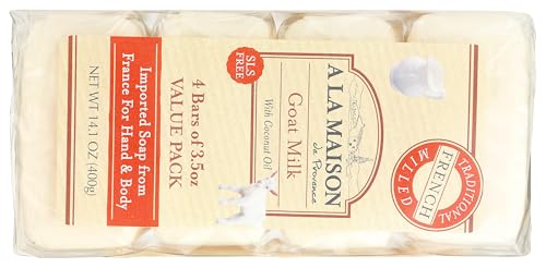 A La Maison goat milk bar soap skin friendly ingredients for sensitive skin