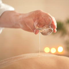 A&A Mineral Oil Unscented formula poured for immediate hydration without fragrance.