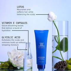 AAVRANI Scalp Detox Jelly Cleanser lotus antioxidant balances and softens hair.