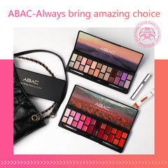 ABAC Nail art palette mixing allows quick shade blends.