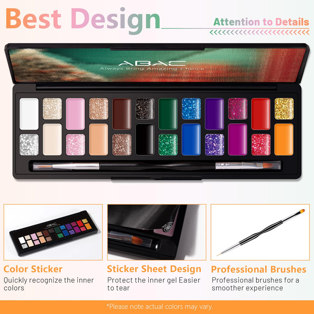 ABAC palette-mixing enables buttery self-leveling application.