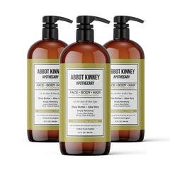 ABBOT KINNEY APOTHECARY cruelty-free paraben-free formula respects sensitive skin.