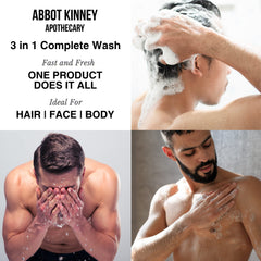 ABBOT KINNEY APOTHECARY Tea Tree formula soothing aroma for refreshing shower.