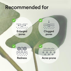 Abib dermatologist-tested label indicating safe, gentle use for most skin types