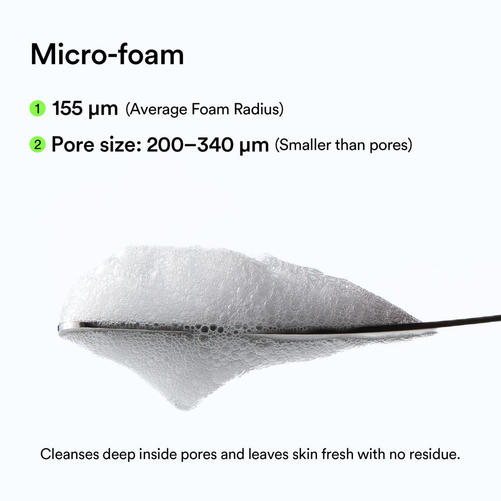Product on skin after cleansing showing a fresh, comfortable feel with Abib Cleanser.