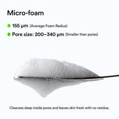 Product on skin after cleansing showing a fresh, comfortable feel with Abib Cleanser.