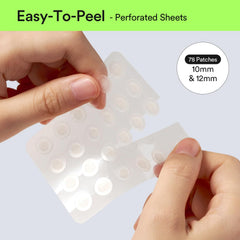 Two sizes in the set tailor care for different blemishes.