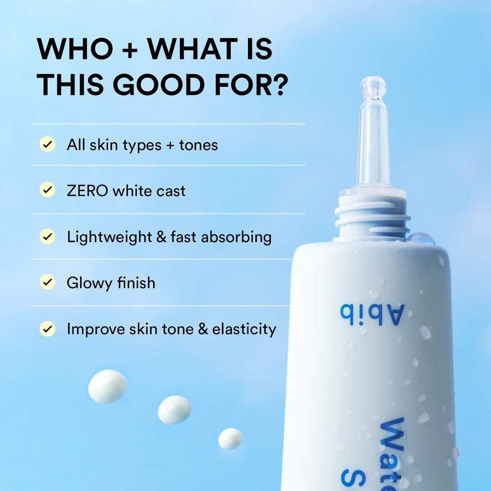 Abib hydrating formula leaves skin refreshed after sun exposure