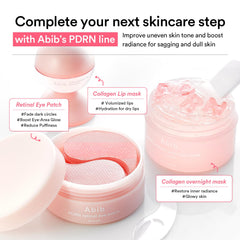 Abib Pink Me Up PDRN lip mask close-up for hydrated, smoother lips