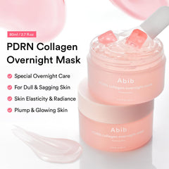 Abib lip mask applied on lips for hydration boost