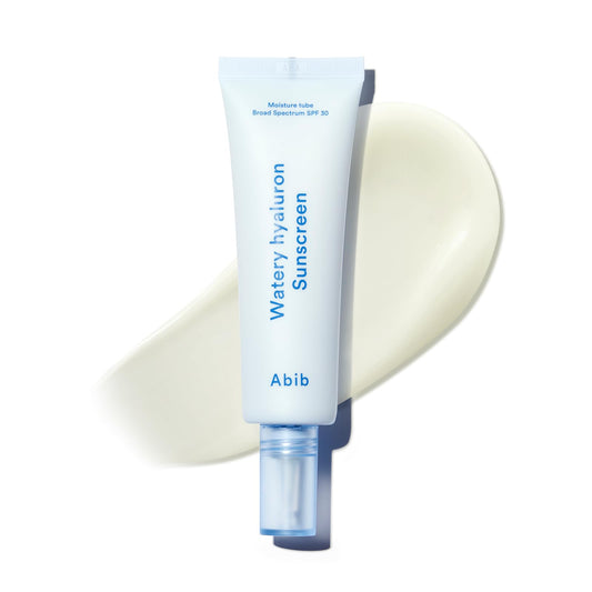 Abib Watery Hyaluron Sunscreen tube SPF 30 50ml for daily protection