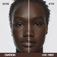 About-Face Curtain Call powder puff for easy, mess-free application