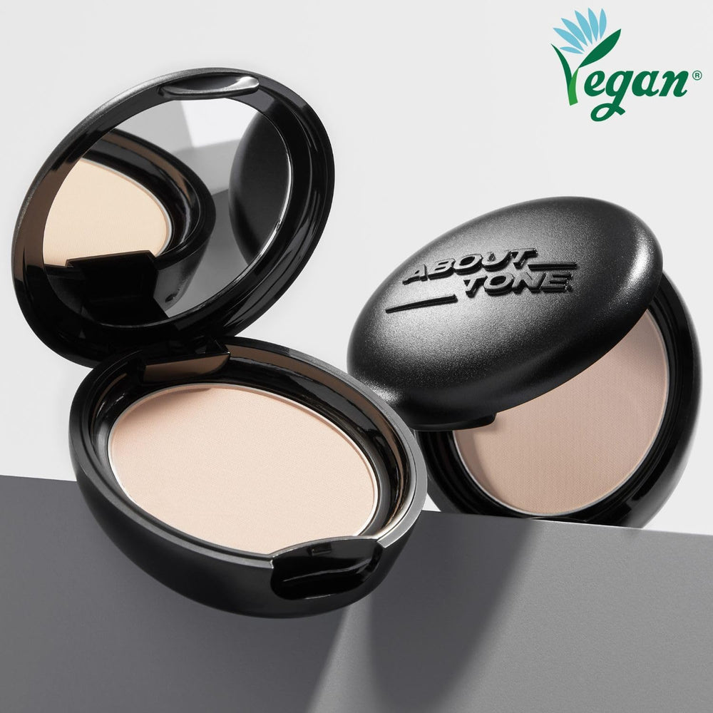ABOUT TONE Blur Powder Pact ivory shade 2.5 for light skin