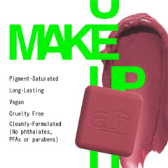 about-face Cheek Freak Blush Balm on cheek with diffused finish