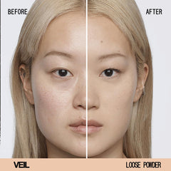 about-face Curtain Call Set powder-puff for precise, seamless touch-ups.