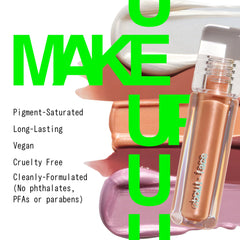 about-face Light Lock Lip Gloss coconut oil—nourishment for soft lips.